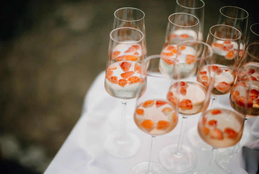 Sekt Hochzeit
