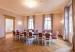Himbeersalon des Herrenhaus Möckern mit Konferenztischen
