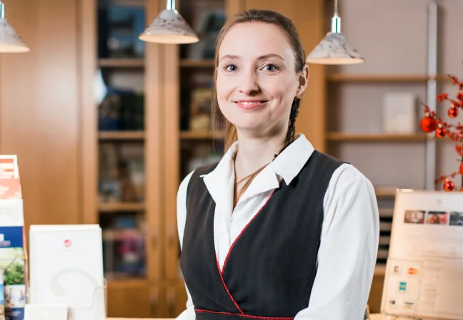 Rezeptionsmitarbeiterin im Hotel Ilona Michalski